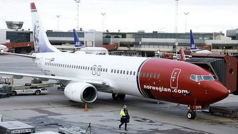 Самолет авиакомпаниии Norwegian. Архивное фото