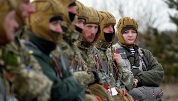 Военные учения в Украине. Архивное фото