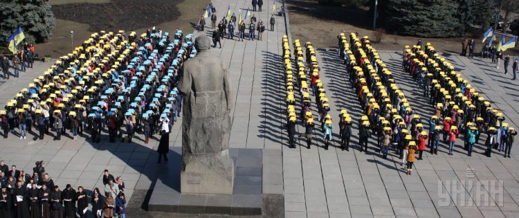 Юбилей государственного гимна Украины в Житомире