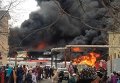 Пожар на рынке в Казани