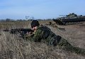 Учения ополченцев ДНР под Енакиево