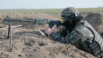 Украинские военные на Донбассе