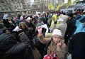 Марш белых платков в Киеве