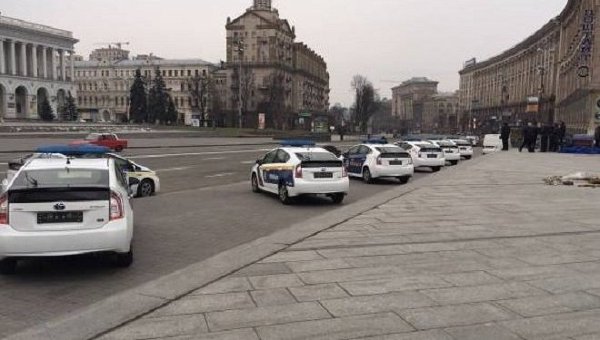 Автомобили киевской полиции