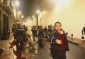 Столкновения с полицией в Эквадоре. Видео