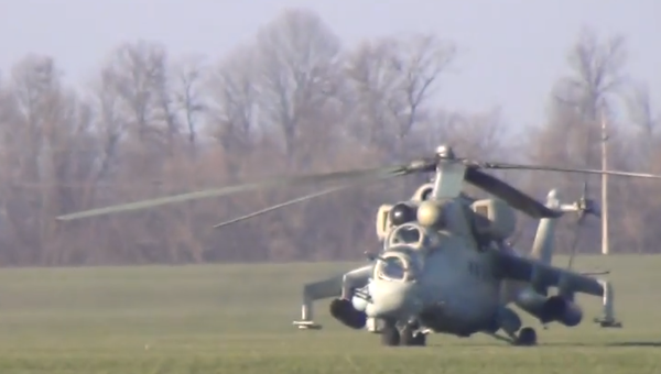 Под Киевом разбился военный вертолет Ми-8
