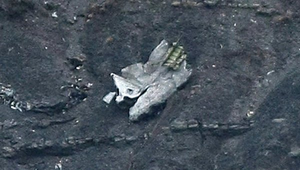 Обломок упавшего самолета Airbus A320