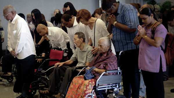 Прощание с первым премьер-министром Сингапура Ли Куан Ю