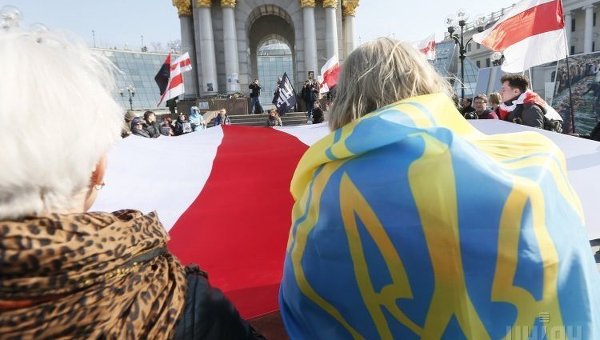 День воли Белоруссии прошел в Киеве
