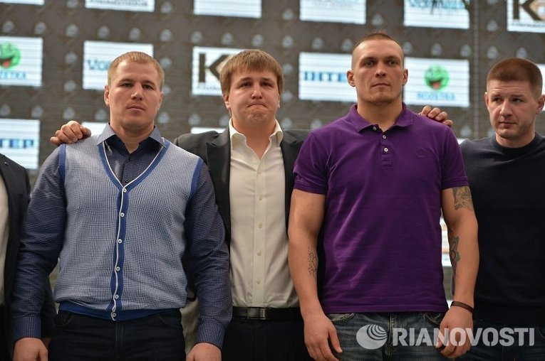 Андрей Князев, Александр Красюк и Александр Усик
