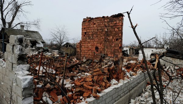 Ситуация в Логвиново Донецкой области. Архивное фото