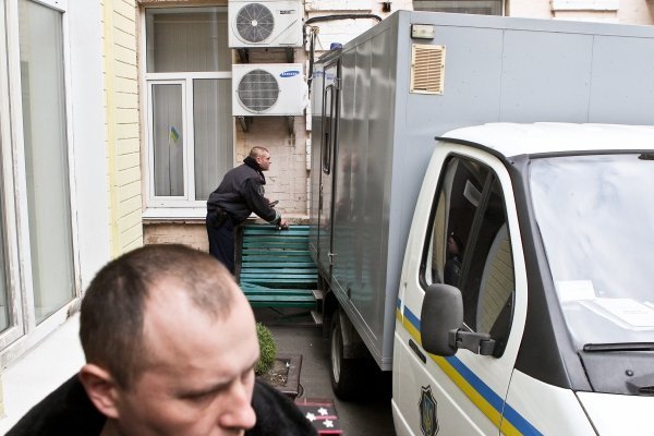 Милиция у Печерского районного суда Киева