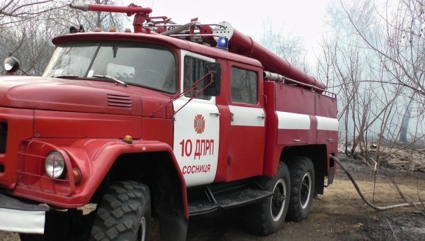 Пожар в Черниговской области