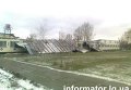 Разрушения в Станице Луганской в результате непогоды