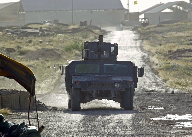 Иракские силы безопасности в боях за Тикрит
