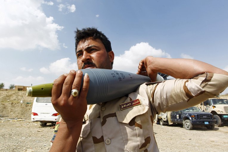Солдат иракской армии в боях за Тикрит