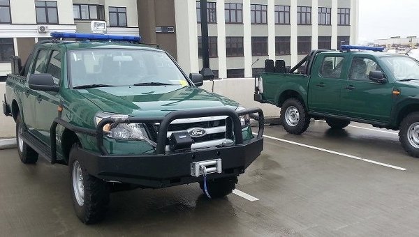 Автомобили Форд Рейнджер, предоставленные США Госпогранслужбе Украины