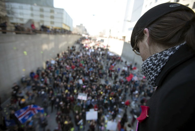 В Монреале тысячи студентов протестуют против политики жесткой экономии