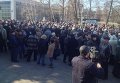 Митинг на Харьковском авиационном заводе