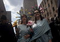 Пасхальный парад на 5-й авеню в Нью-Йорке