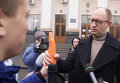 Арсений Яценюк на акции Вставай, Украина в Виннице