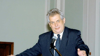 Президент Чехии Милош Земан. Архивное фото