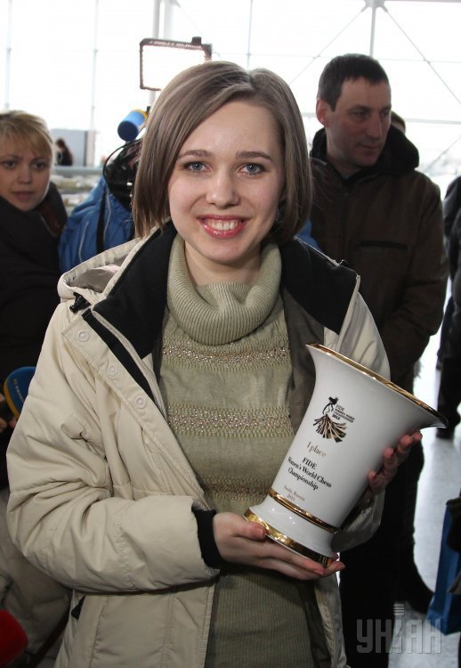 Встреча шахматистки Марии Музычук во Львове