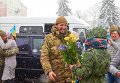 В Коломыю из зоны АТО вернулись добровольцы батальона Золотые Львы Черной Сотни