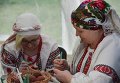Фестиваль писанок на территории Софии Киевской