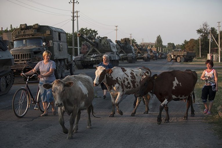 Будни украинских солдат в Иловайске, 15 августа 2014