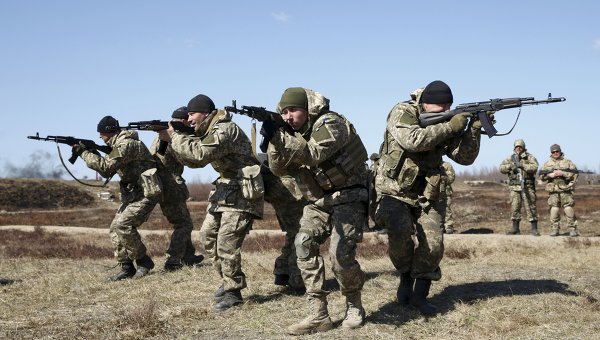 Украинские военные. Архивнео фото