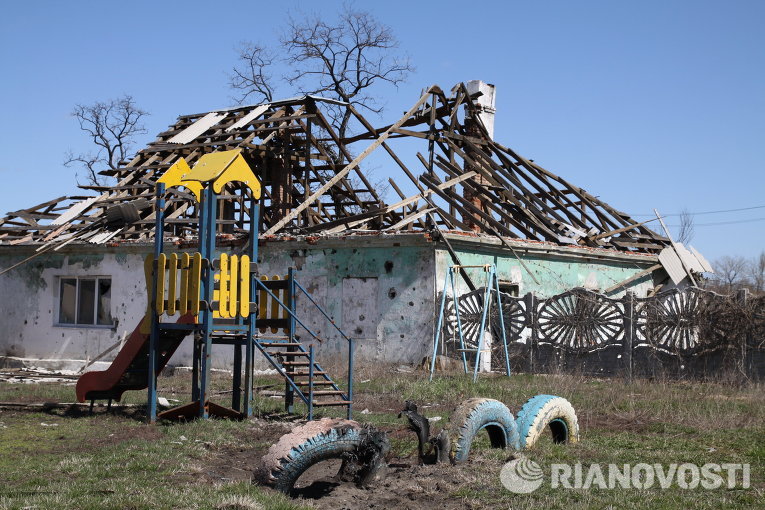 ОБСЕ посетили поселок Спартак в Донецкой области