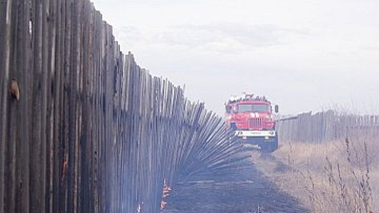 Пожар в Хакасии