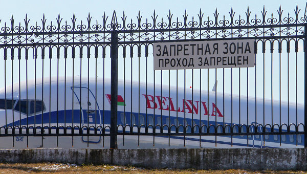 Самолет белорусской авиакомпании Белавиа