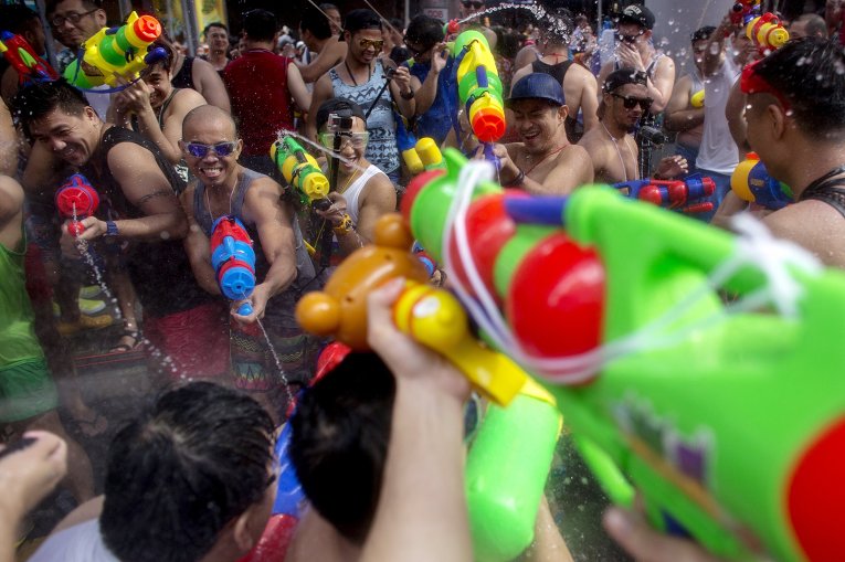 Фестиваль воды в Бангкоке