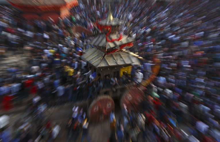 Новый год в Непале. Фестиваль Бискет