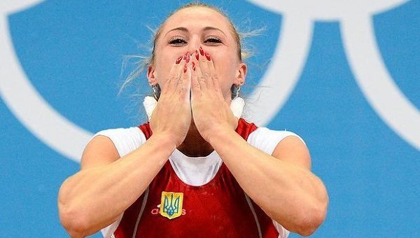 Украинская тяжелоатлетка Юлия Калина