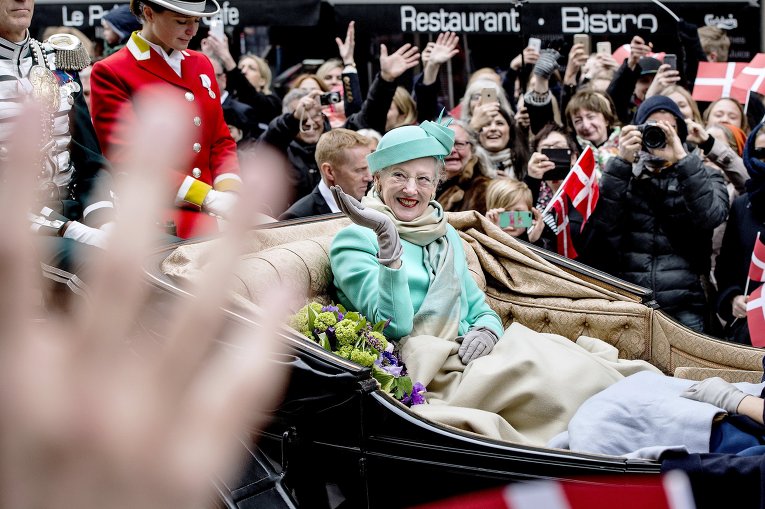 Королева Дании Маргарете отмечает 75летие