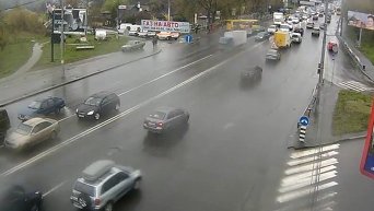 Авария в Киеве. Видео