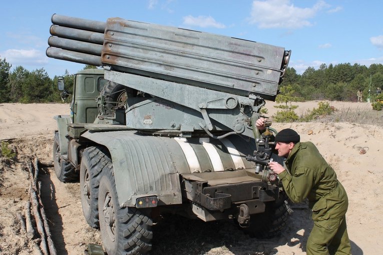 Учения артиллеристов ВСУ в Черниговской области