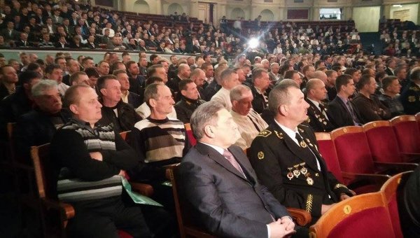 Третий съезд горняков Украины в Киеве