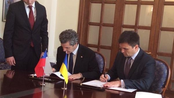 Подписание безвизового режима между Украиной и Чили