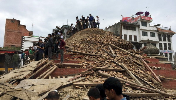 Последствия землетрясения в Непале. Архивное фото