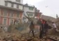 Разрушения и паника в Непале
