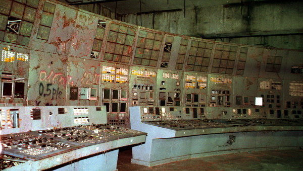 Поврежденная техника на четвертом реакторе ЧАЭС, 10 ноября 2000 г
