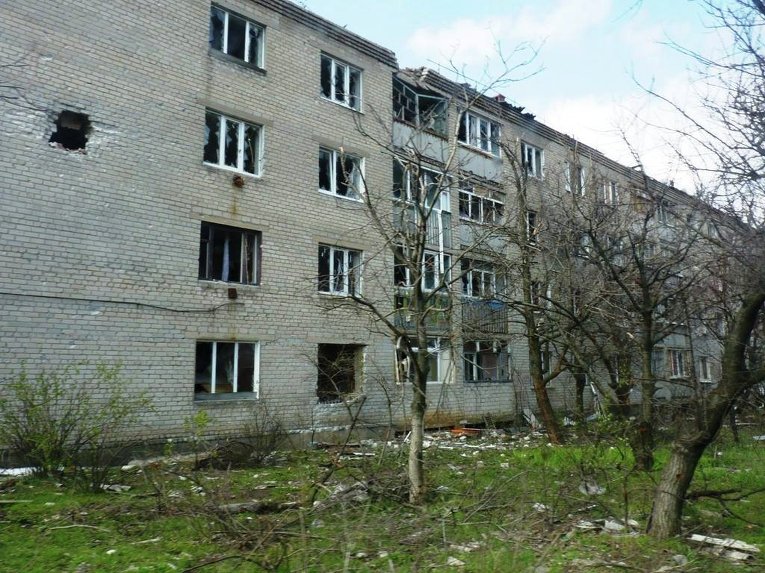 Линия разграничения в Донецкой области