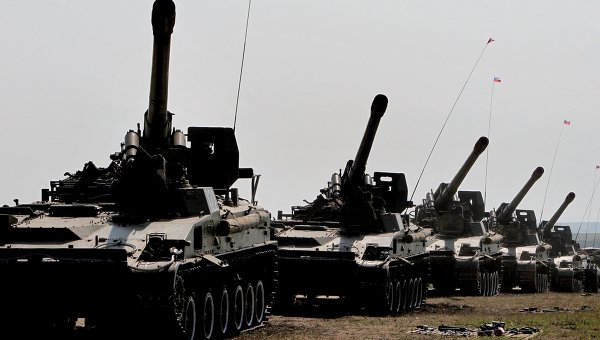 Состязания самоходных артиллерийских батарей Сухопутных войск РФ