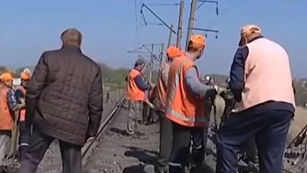 Взрыв на железной дороге в Одесской области