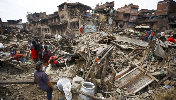 Разрушительное землетрясение в Непале: руины древнего города Бхактапур