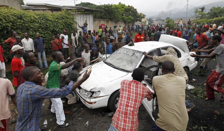 Массовые протесты в Бурунди